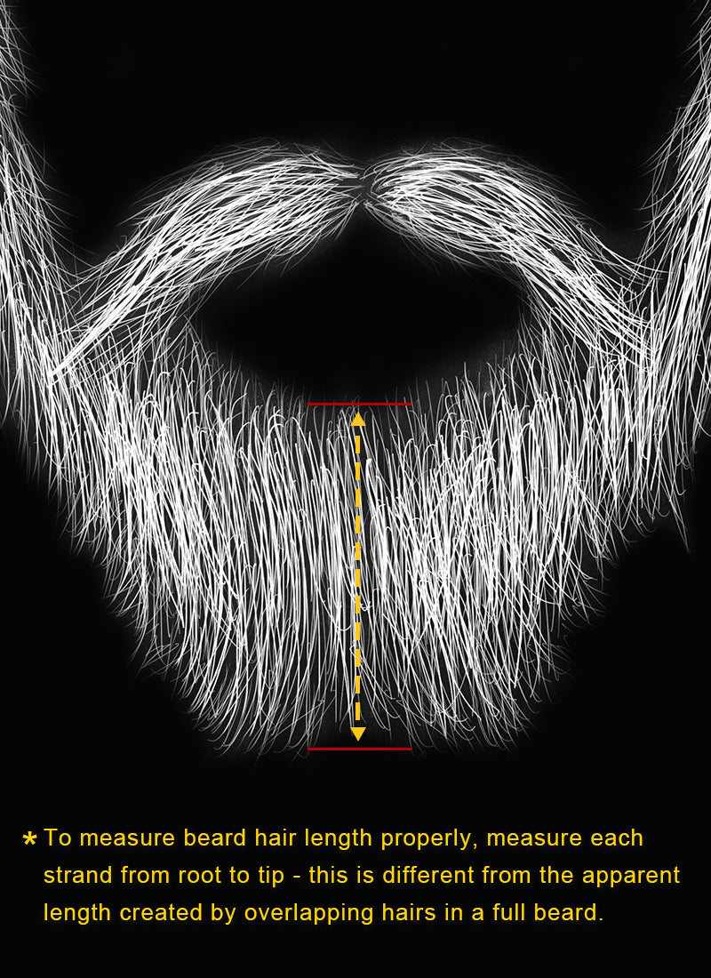 Full Beard Facial Hair Customizable