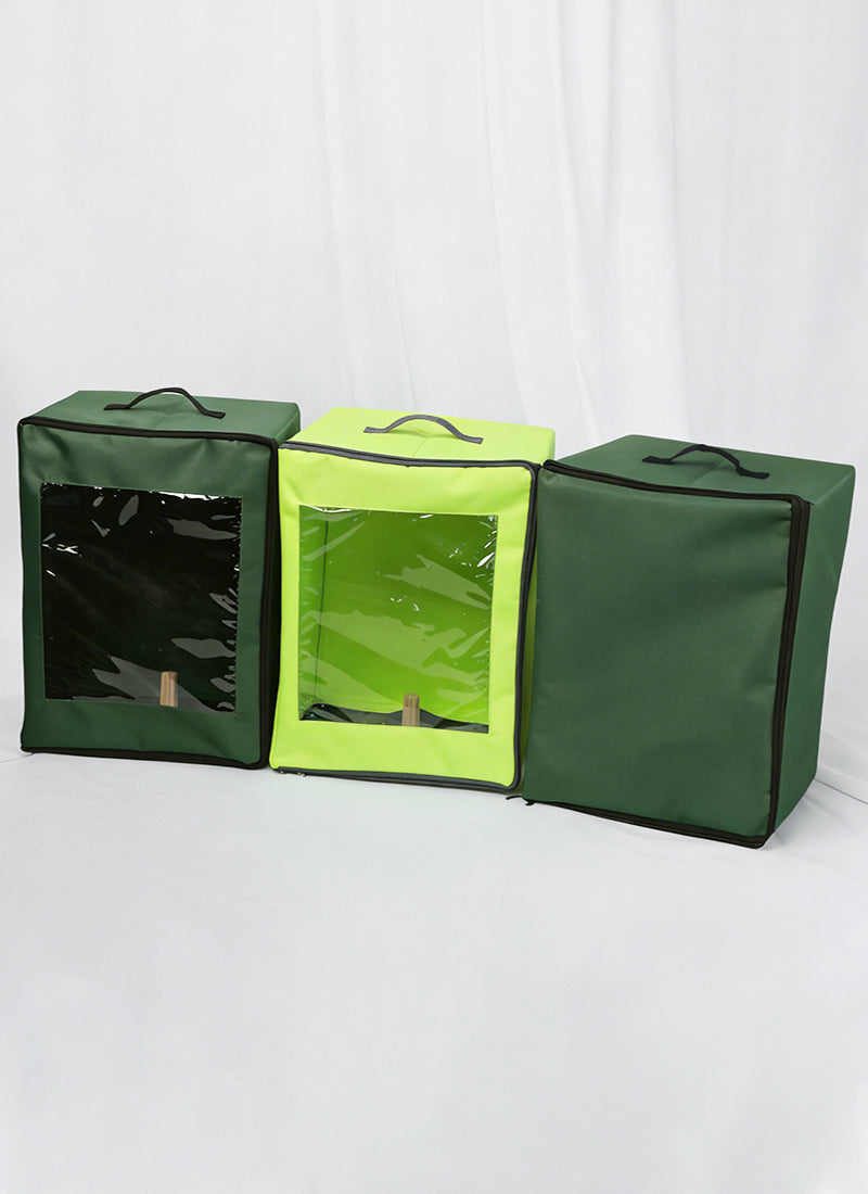 Foldable Cosplay Wig Carrying Case with Backpack Straps C08