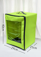Foldable Cosplay Wig Carrying Case with Backpack Straps C08