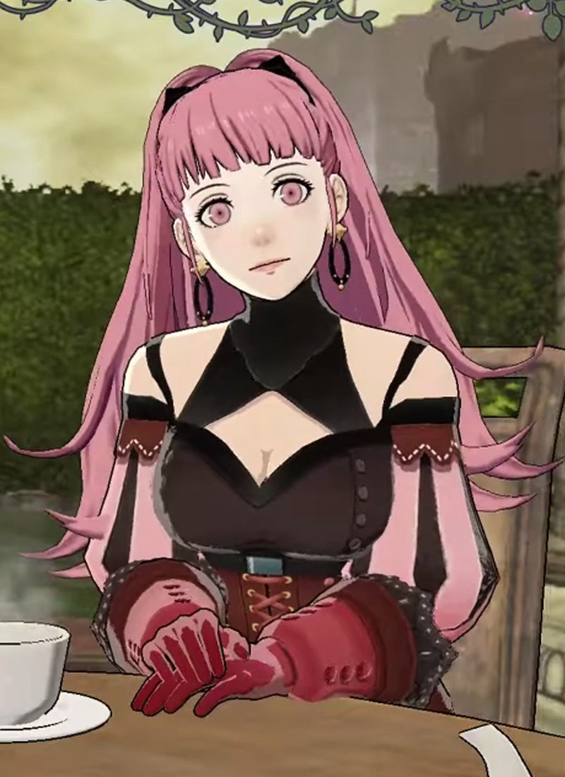 Fire Emblem: Three Houses Hilda Valentine Goneril Inspired Wig CMS031