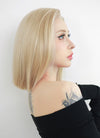 Blonde Straight Bob Lace Front Synthetic Wig LFK5542