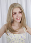 Mixed Blonde Straight Bob Mono Top Lace Wig MN011