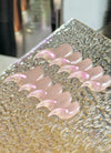 Hyper-Realistic Cat Claw Nude Pink With Iridescent Tip Cute Oval Handmade Press-On Nails NF060