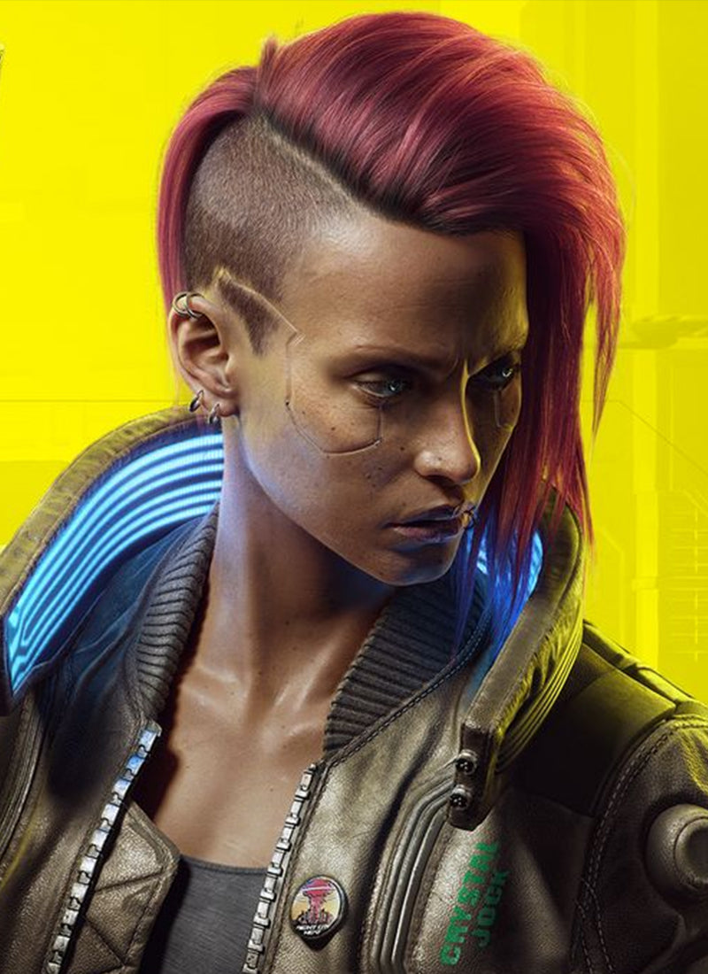 Cyberpunk 2077 V / Valerie Inspired Lace Front Wig CMS009