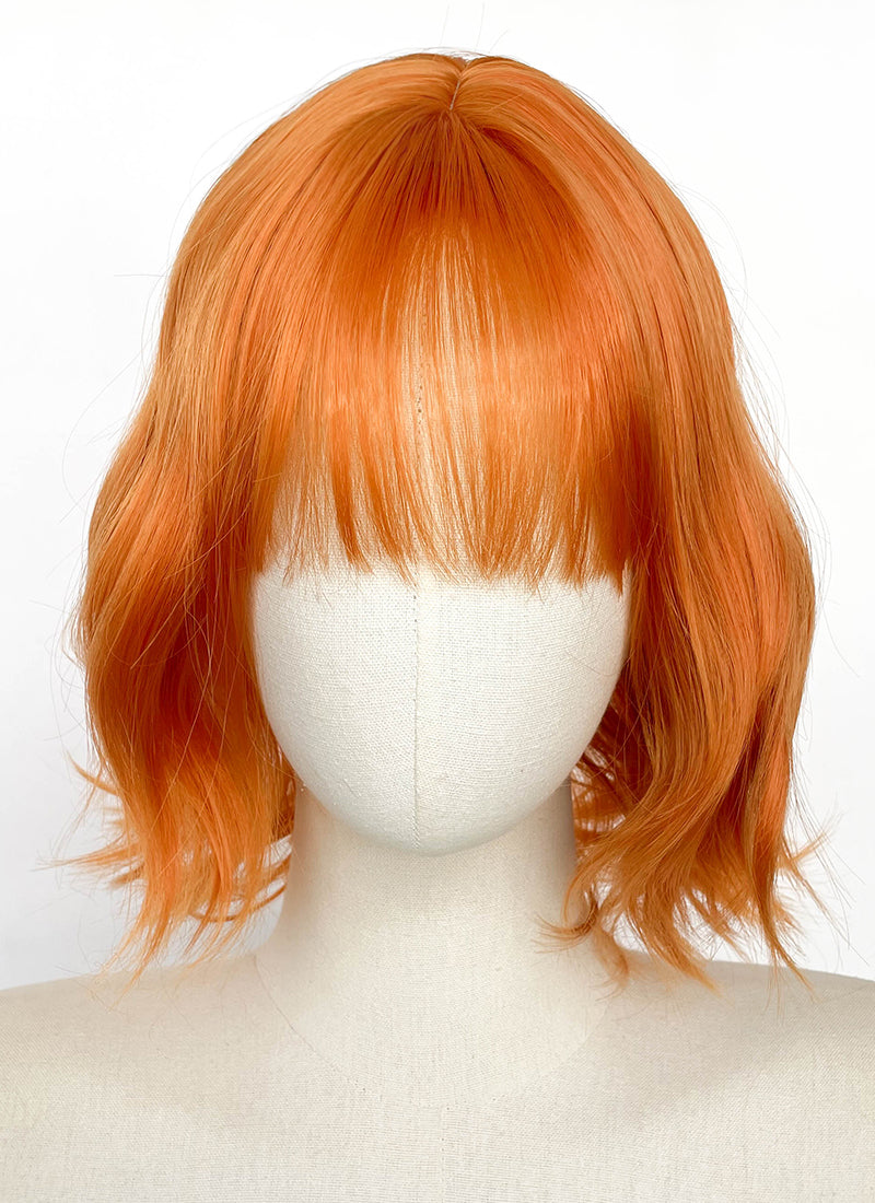 Orange Wavy Synthetic Wig CSX068