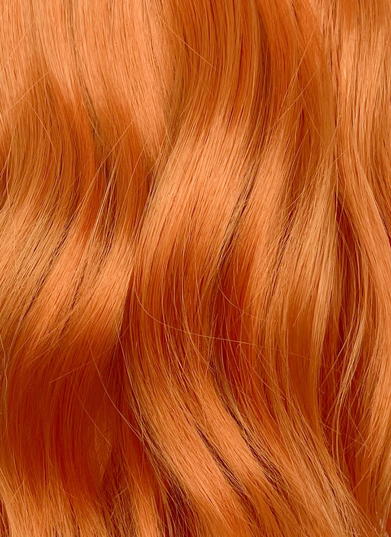 Orange Wavy Synthetic Wig CSX068
