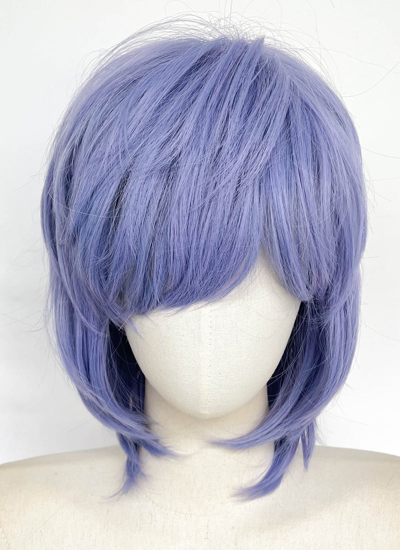Purple Straight Synthetic Wig CSX116