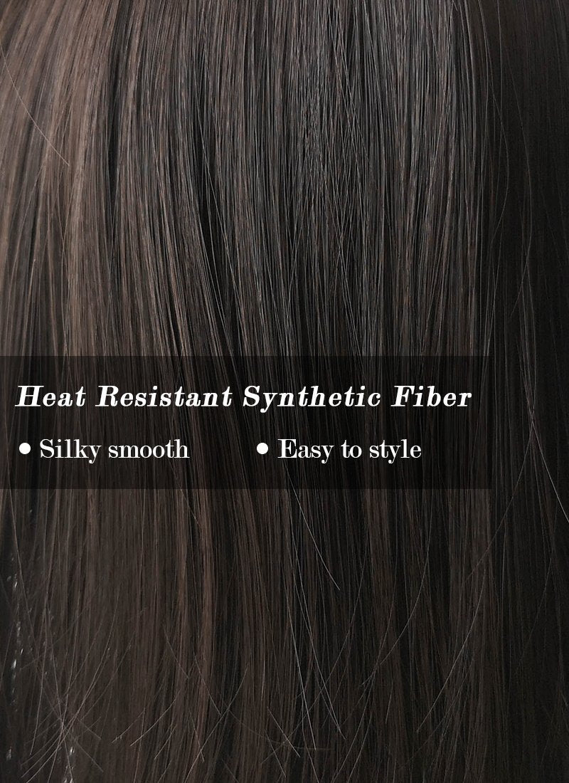 Brunette Straight Bob Synthetic Wig NS077
