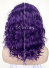 Purple Wavy Lace Front Synthetic Wig LF1288
