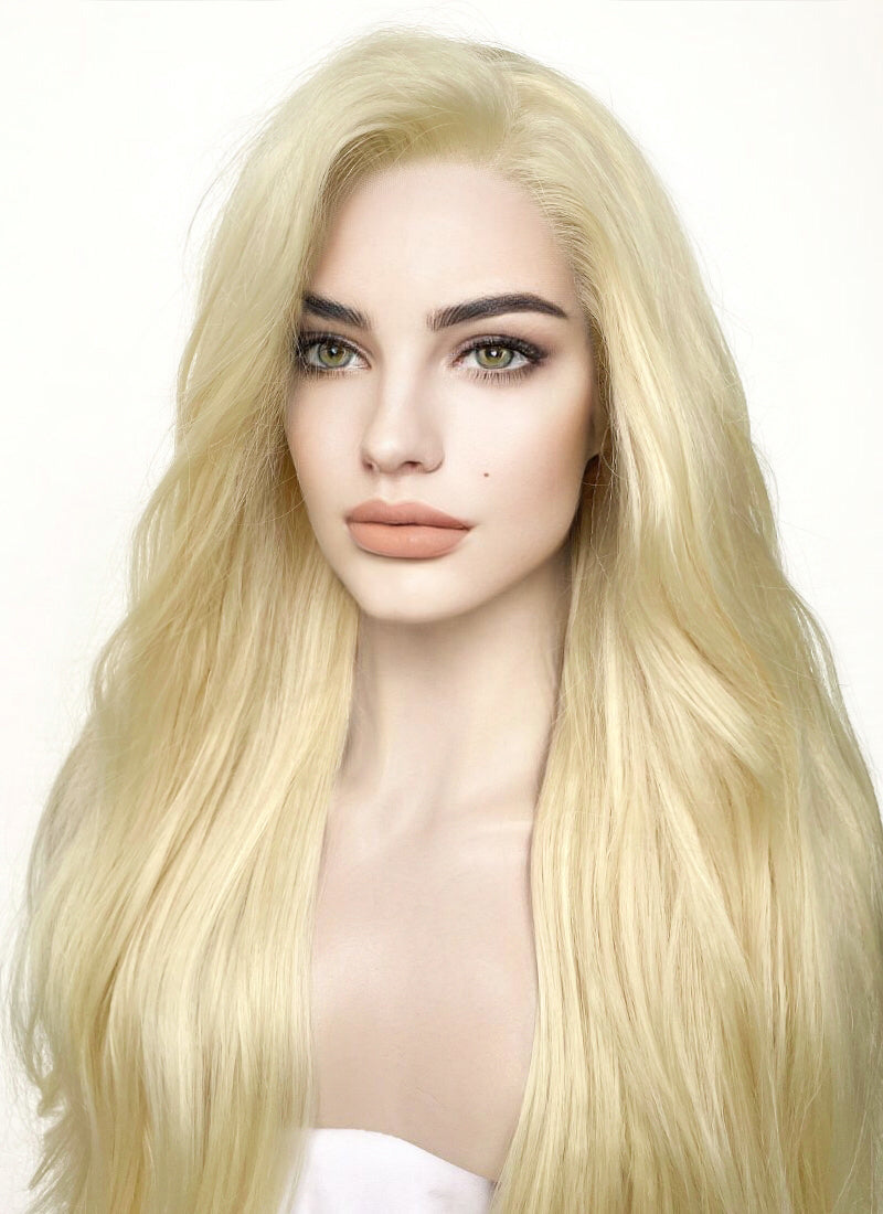 Blonde Wavy Lace Front Synthetic Wig LF1314