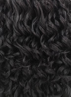 Spiral Curly Black Lace Front Synthetic Wig LF166