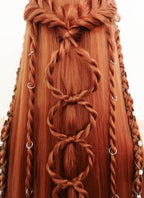 Ginger Braided Yaki Lace Front Synthetic Wig LF2097