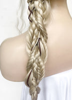 The Witcher 3 Ciri Pastel Ash Blonde Braided Lace Front Synthetic Wig LF2134