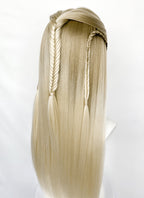 The lord of the rings The Hobbit Legolas Two Tone Blonde Braided Lace Front Synthetic Men's Wig LF2200