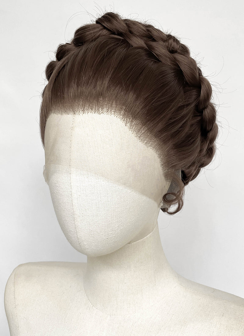 Star Wars Princess Leia Brunette Braided Lace Front Synthetic Wig LF2202