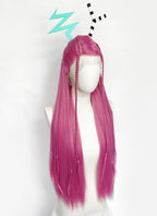 The Amazing Digital Circus Zooble Yaki Hot Pink Braided 13" x 6" Lace Top Synthetic Wig LF2207