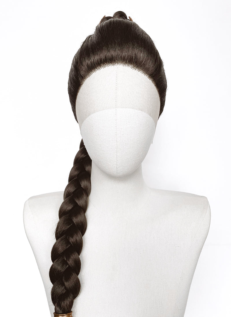 Star Wars Princess Leia Brunette Braided Lace Front Synthetic Wig LF2208