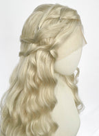 Game of Thrones Daenerys Targaryen Light Ash Blonde Braided Lace Front Synthetic Wig LF2212
