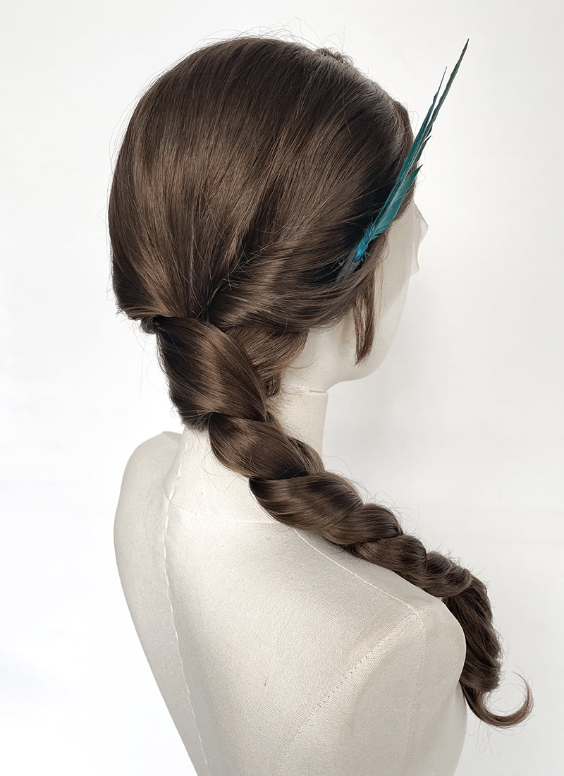Critical Role The Legend of Vox Machina Season 4 Vex'ahlia Brunette Braided Lace Front Synthetic Wig LF2213