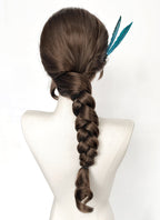 Critical Role The Legend of Vox Machina Season 4 Vex'ahlia Brunette Braided Lace Front Synthetic Wig LF2213
