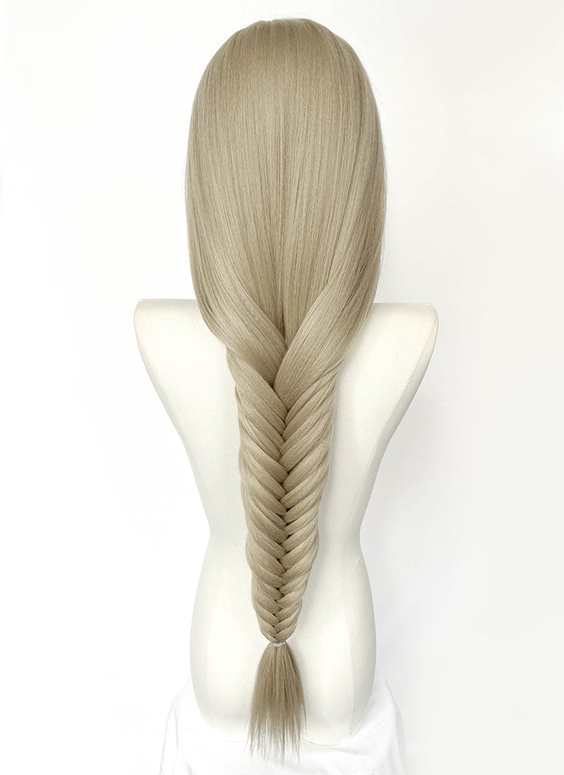 Dark Souls III Fire Keeper Ash Blonde Braided Lace Front Synthetic Wig LF2219
