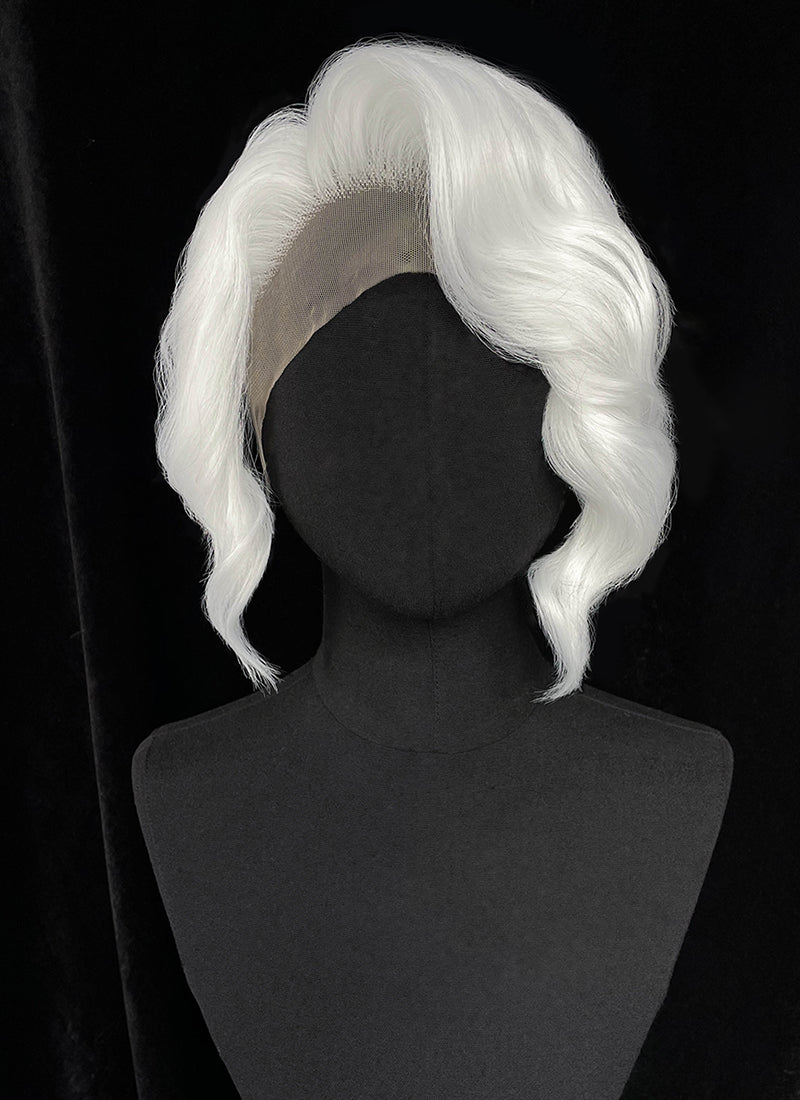 Critical Role: The Legend of Vox Machina Pike Trickfoot White Braided Lace Front Synthetic Wig LF2230
