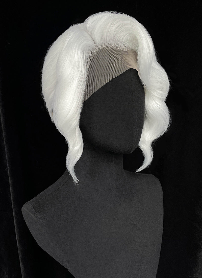 Critical Role: The Legend of Vox Machina Pike Trickfoot White Braided Lace Front Synthetic Wig LF2230