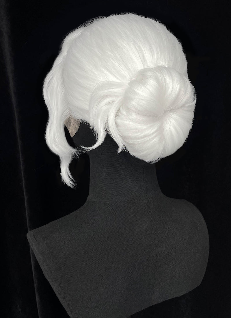 Critical Role: The Legend of Vox Machina Pike Trickfoot White Braided Lace Front Synthetic Wig LF2230