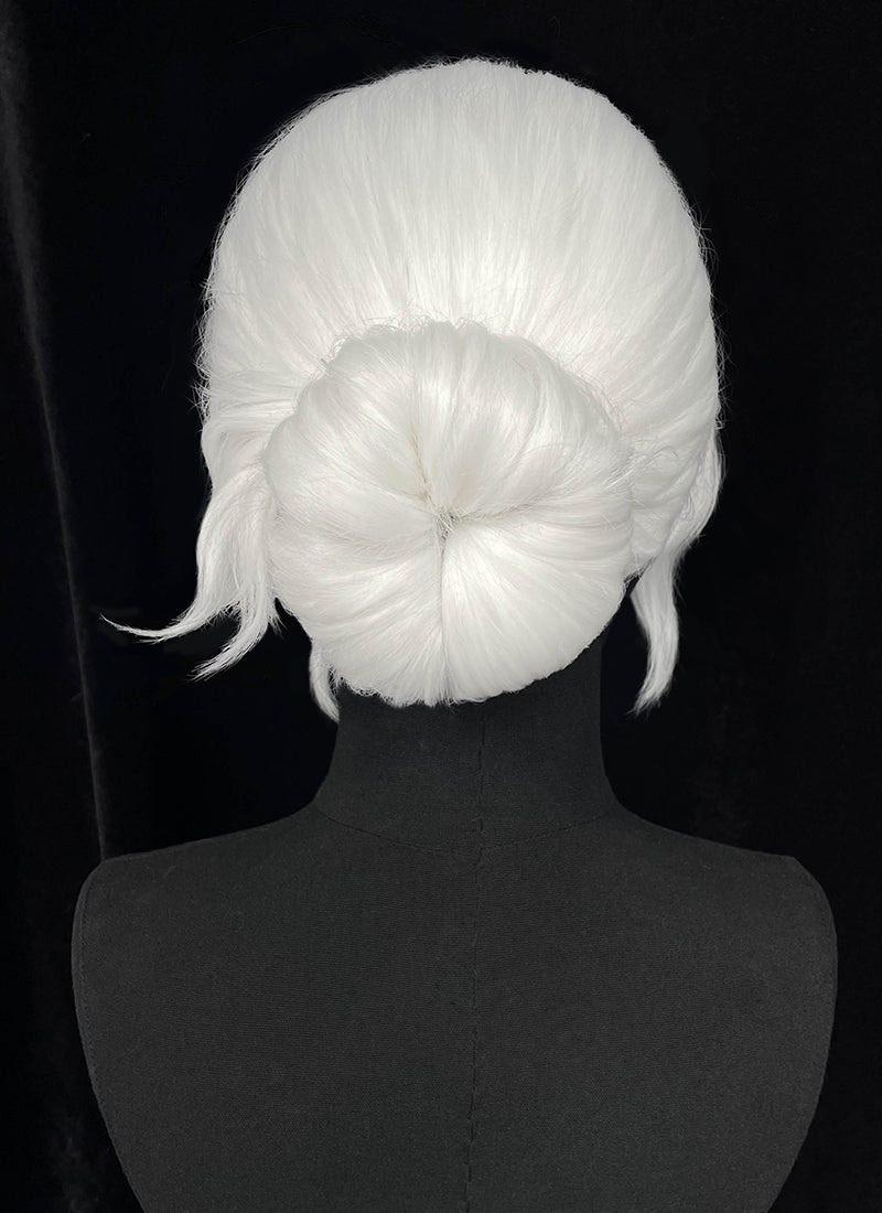 Critical Role: The Legend of Vox Machina Pike Trickfoot White Braided Lace Front Synthetic Wig LF2230