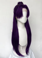 The Apothecary Diaries Jinshi Purple Braided Lace Front Synthetic Men's Wig LF2517