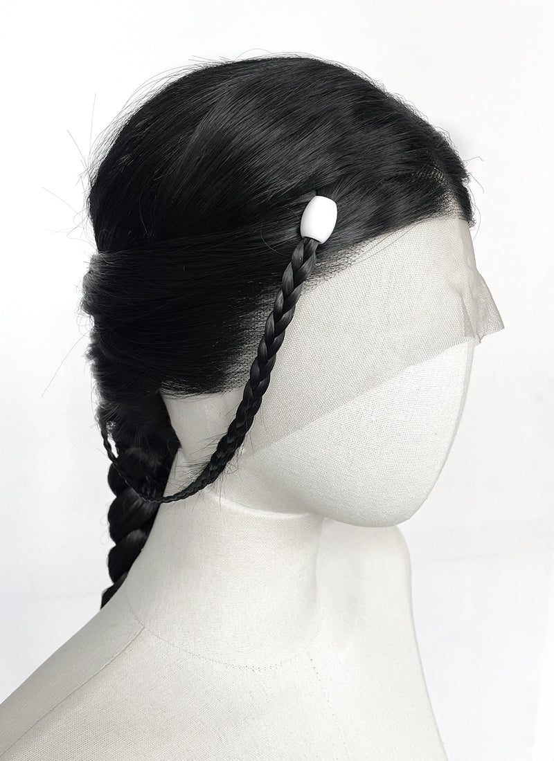 Avatar: The Last Airbender Jet Black Braided Lace Front Synthetic Hair Wig LF2521