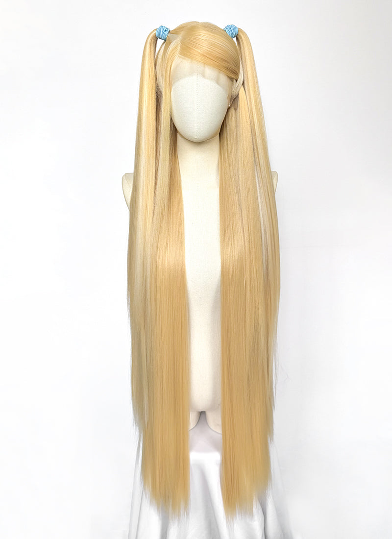 Winx Club Stella Yaki Blonde With Light Highlights Braided 13" x 6" Lace Top Synthetic Wig LF2522