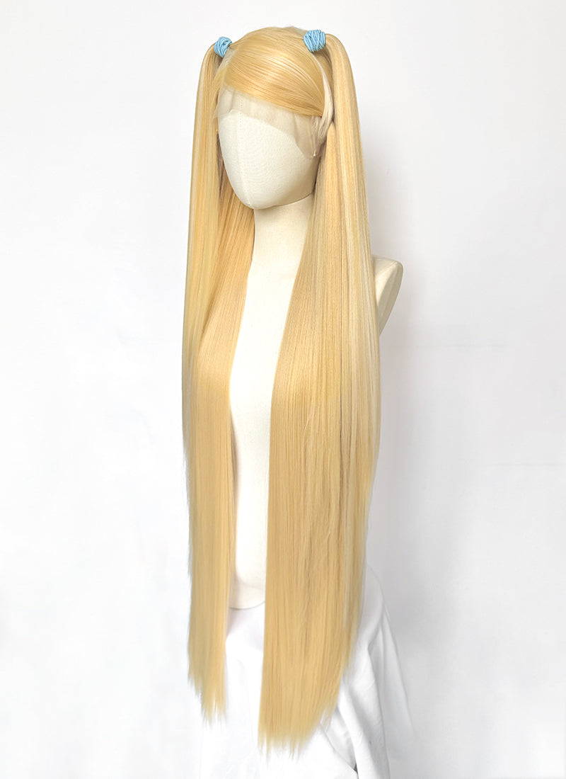 Winx Club Stella Yaki Blonde With Light Highlights Braided 13" x 6" Lace Top Synthetic Wig LF2522
