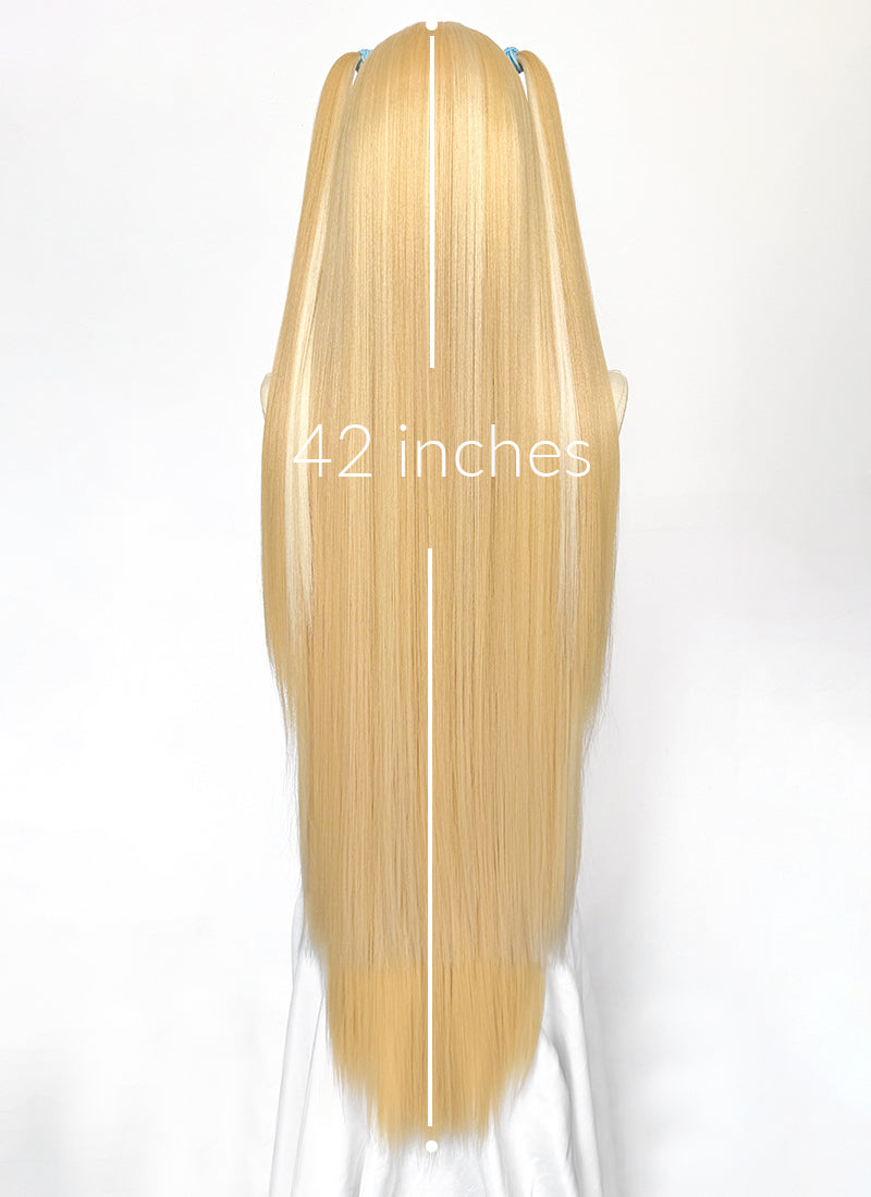 Winx Club Stella Yaki Blonde With Light Highlights Braided 13" x 6" Lace Top Synthetic Wig LF2522