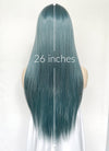 Ash Blue Straight Lace Front Kanekalon Synthetic Hair Wig LF3343