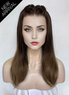 From the World of John Wick: Ballerina Eve Macarro Two Tone Brunette Straight Lace Front Synthetic Wig LF3366