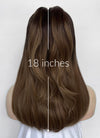 From the World of John Wick: Ballerina Eve Macarro Two Tone Brunette Straight Lace Front Synthetic Wig LF3366