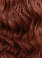 Auburn Wavy Lace Front Synthetic Wig LF409 - Wig Is Fashion Australia