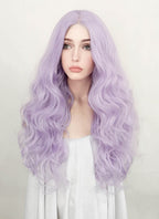 Critical Role Imogen Temult Pastel Purple Wavy Lace Front Synthetic Wig LF5110