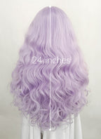 Critical Role Imogen Temult Pastel Purple Wavy Lace Front Synthetic Wig LF5110