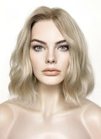 Spider-Man: Across the SpiderVerse Gwen Stacy Ash Blonde With Brown Roots Wavy Lace Front Synthetic Wig LF6026