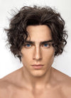 Dune 2 Paul Atreides Brunette Curly Lace Front Synthetic Men's Wig LF6053