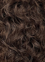 Wonka Timothee Chalamet Brunette Spiral Curly Lace Front Synthetic Hair Men's Wig LF6054