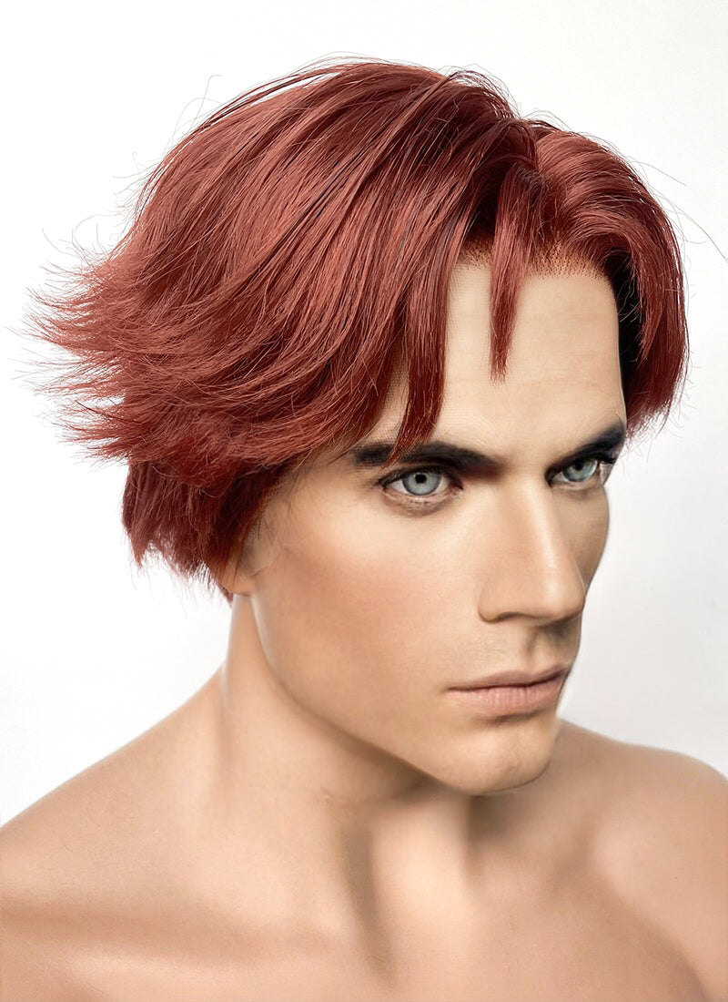 X-MEN 97 Cyclops Auburn Straight Lace Front Synthetic Hair Men's Wig LF6055