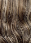 Balayage Blonde Mixed Brown Wavy Lace Front Kanekalon Synthetic Wig LF6119