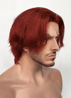 One Piece Figarland Shanks Auburn Wavy Lace Front Synthetic Men's Wig LF6120