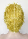 One Piece Donquixote Doflamingo Yellow Wavy Lace Front Synthetic Men's Wig LF6127