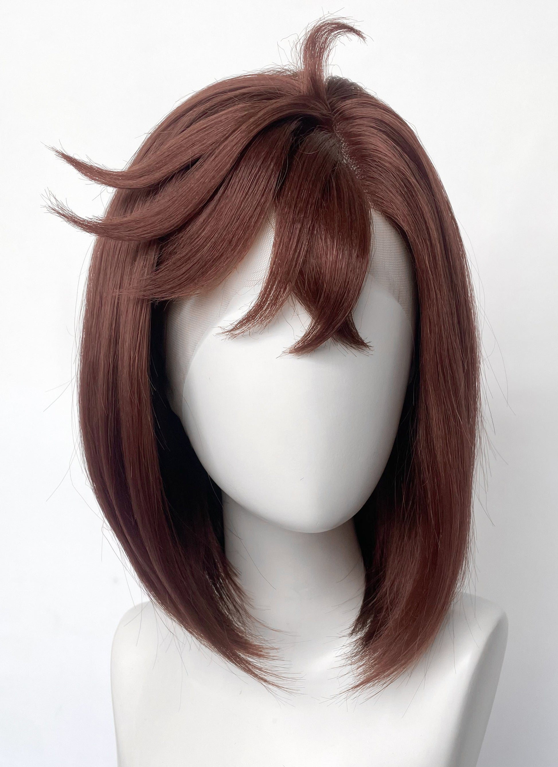DAN DA DAN Momo Ayase Brunette Straight Bobo Lace Front Synthetic Wig LF6139