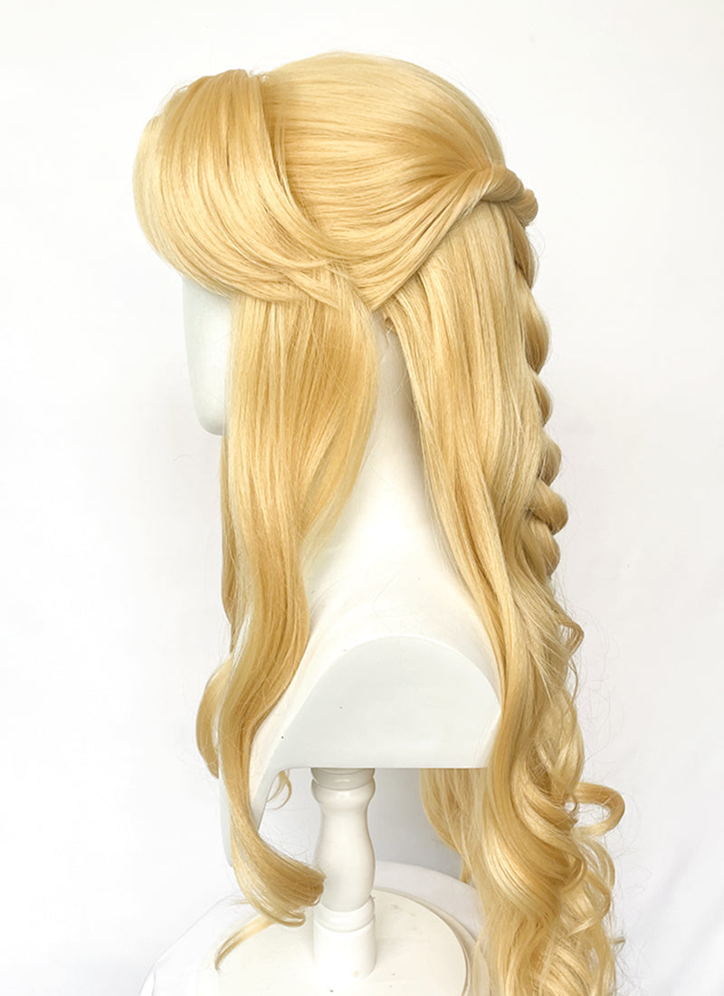 Blonde Braided Lace Front Synthetic Hair Wig LF6146B