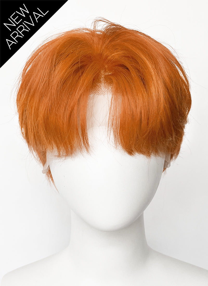 Ginger Straight Lace Front Synthetic Men's Wig LF6154